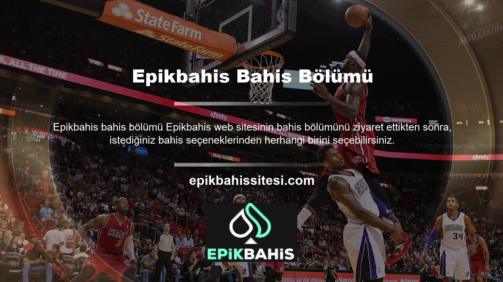 Bahis seçeneğini seçtikten sonra, bu spor bahis seçeneğine herhangi bir sorun olmadan bahse girebilir ve kar kazanabilirsiniz