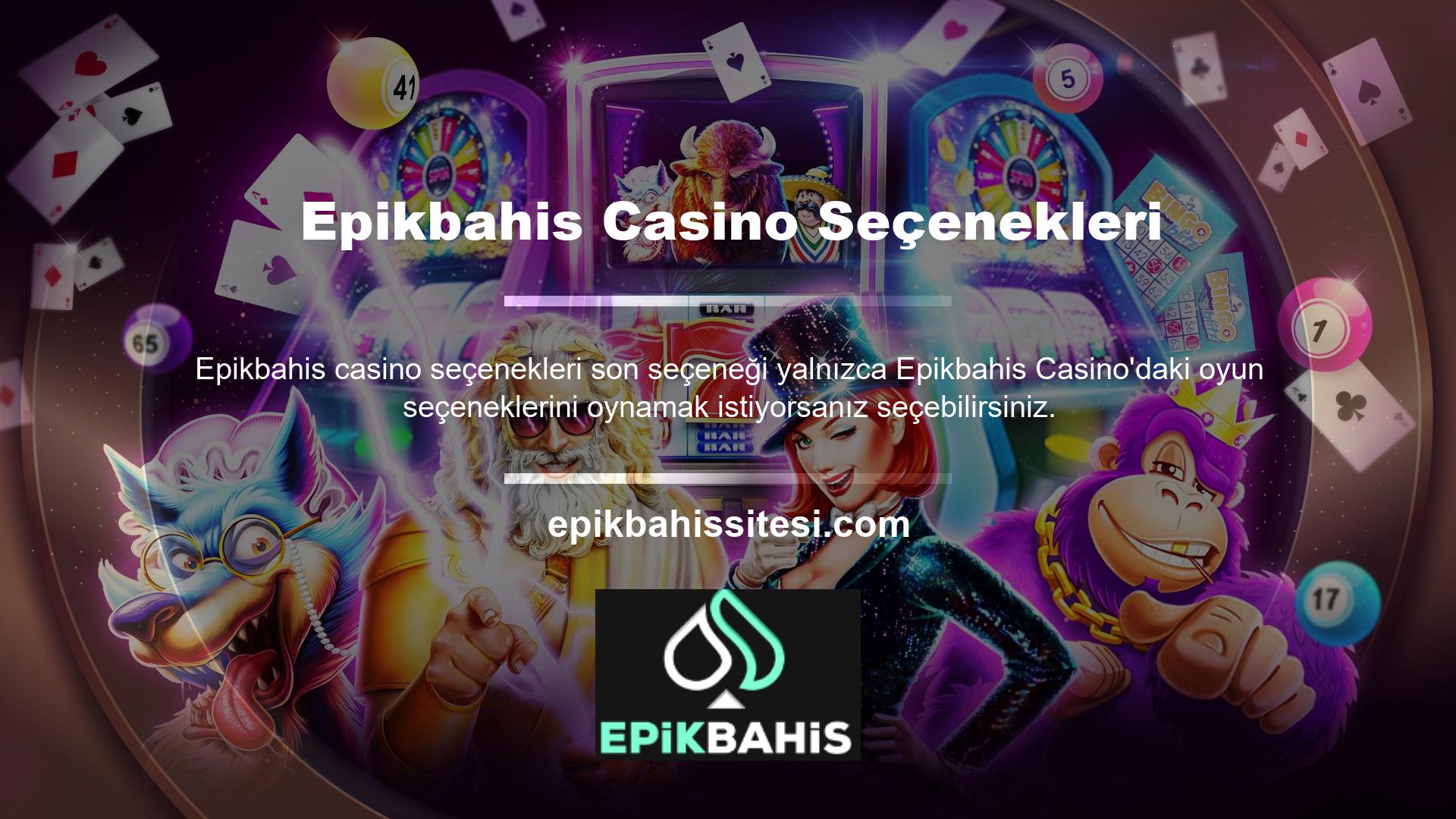 Bonus yuvaları, klasik yuvalar, 3D yuvalar, video yuvaları ve daha fazlası gibi farklı yuvalar türlerini seçebilirsiniz